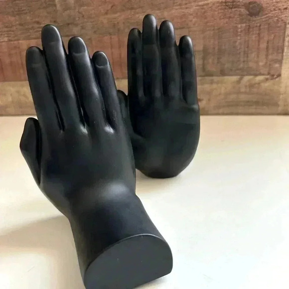 Luyesa Designs Pair Matte Hand Bookends - Picture 2 of 7